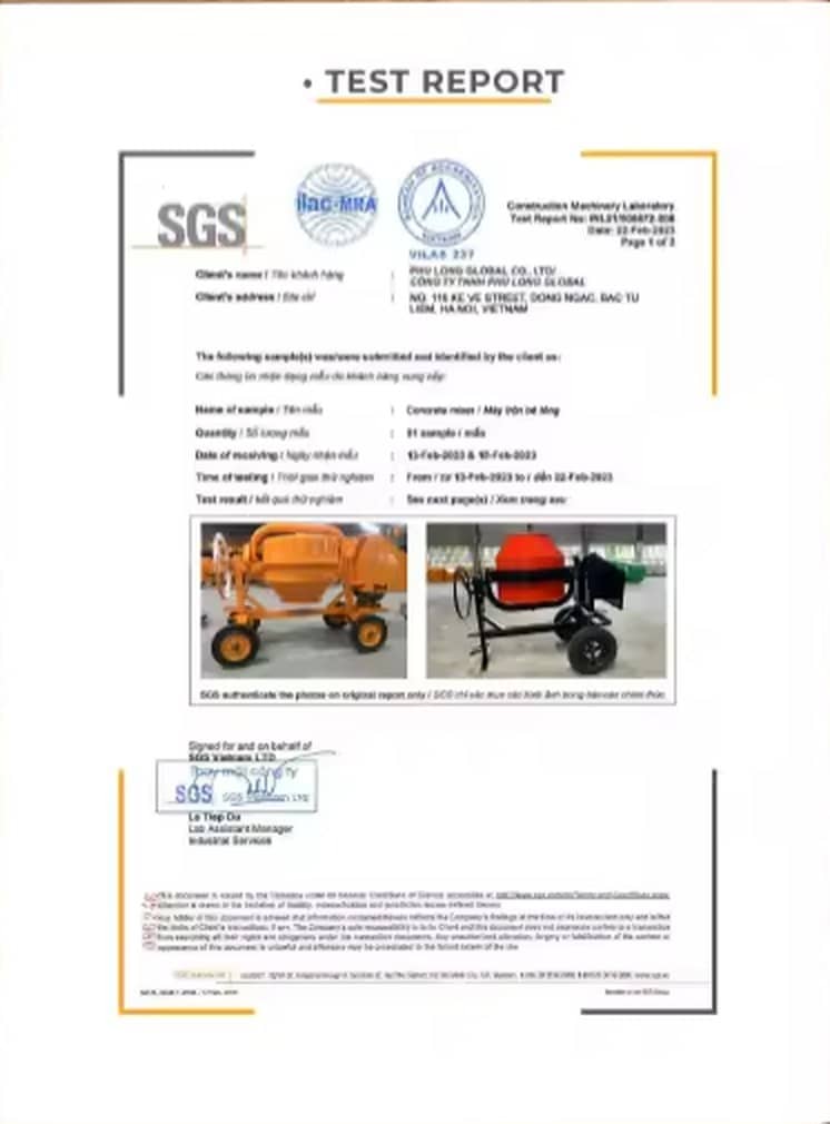 Informe de prueba SGS