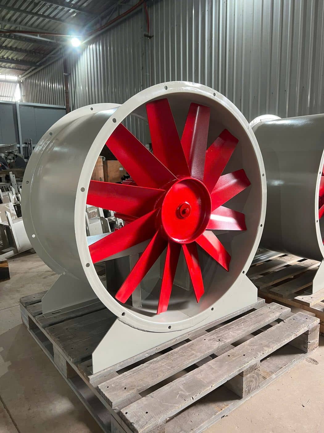 Axial fan PLAX 204 in our workshop