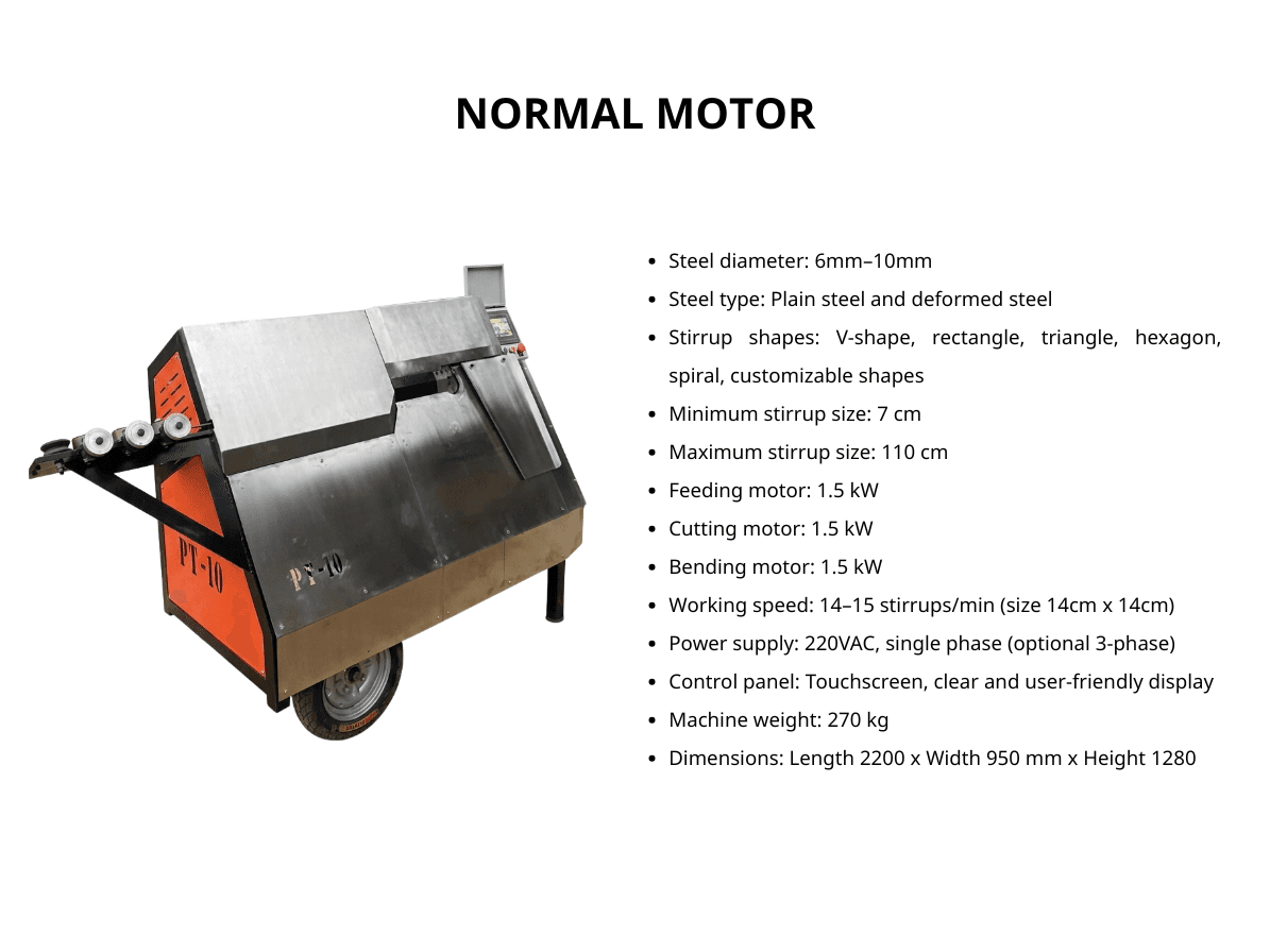 Stirrup Bending Machine — Normal Motor — image 1